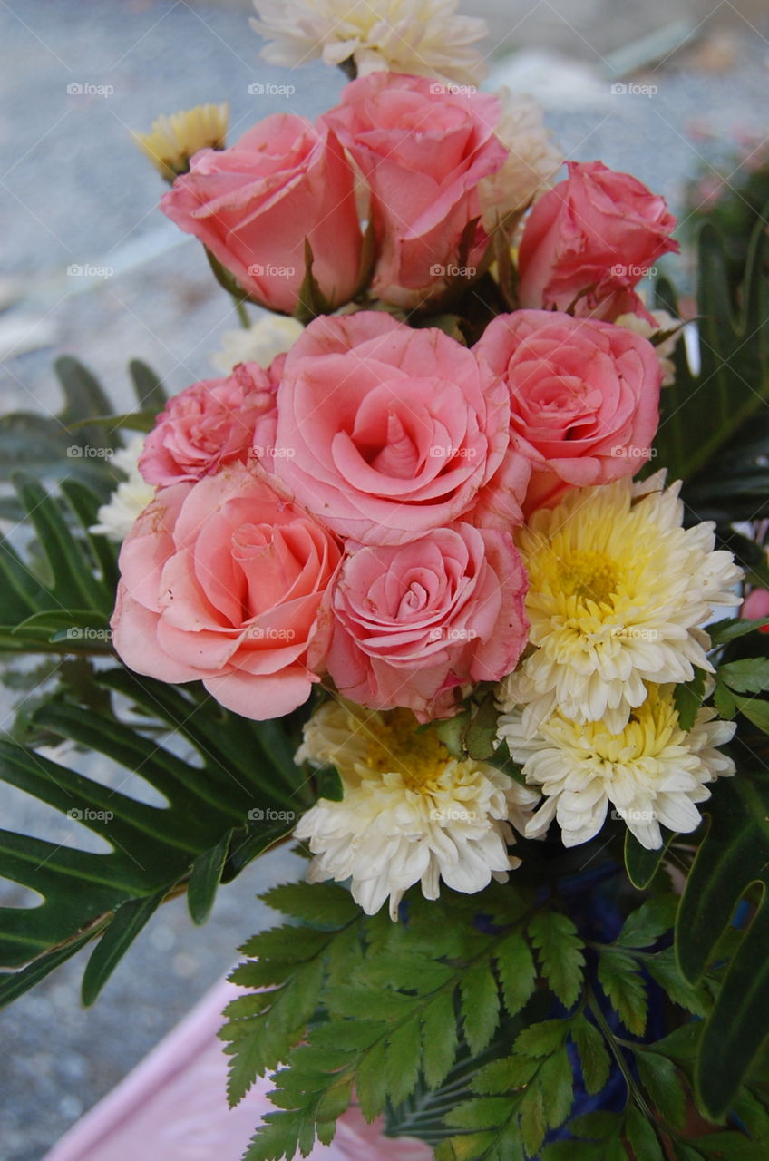 Rose Flower Bouguet.