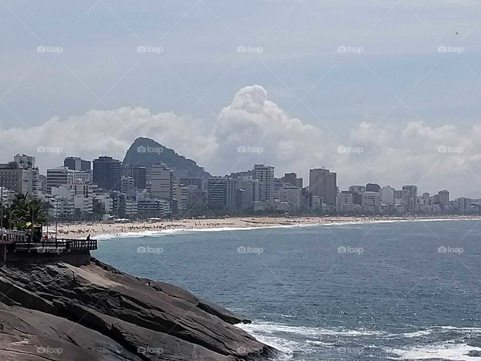 Praia do Leblon Rio.