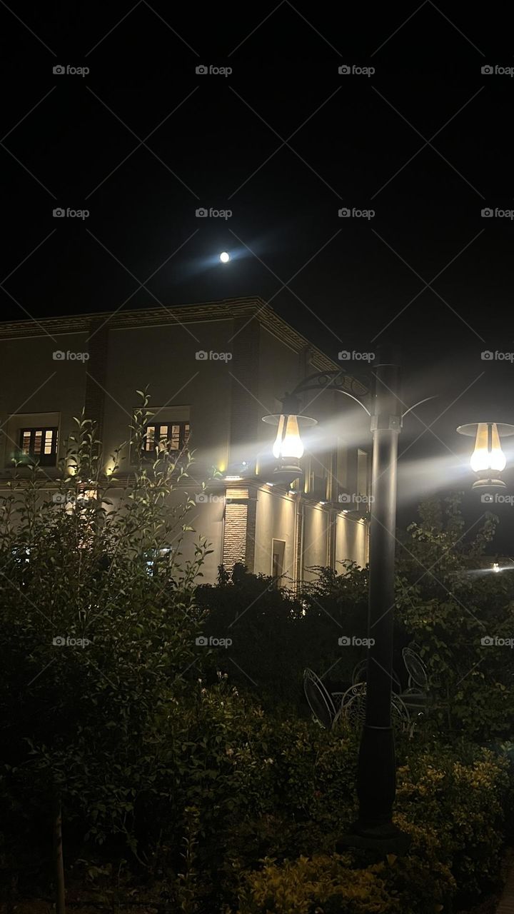 Old garden house light