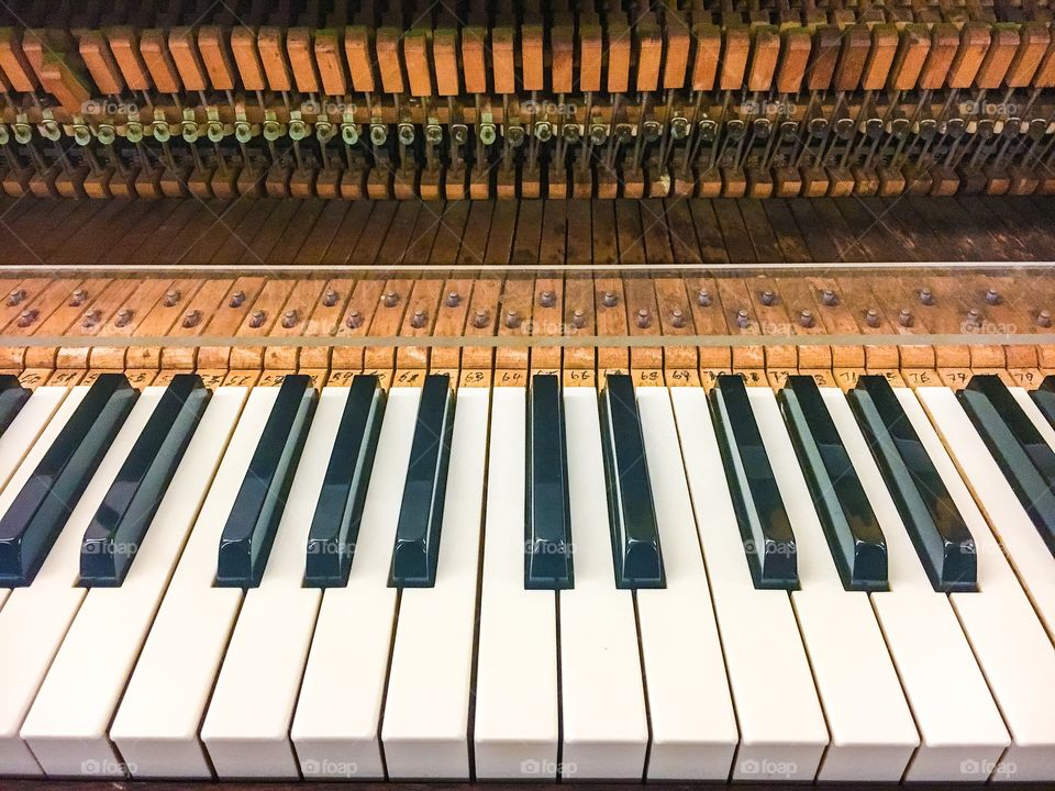 Piano keys