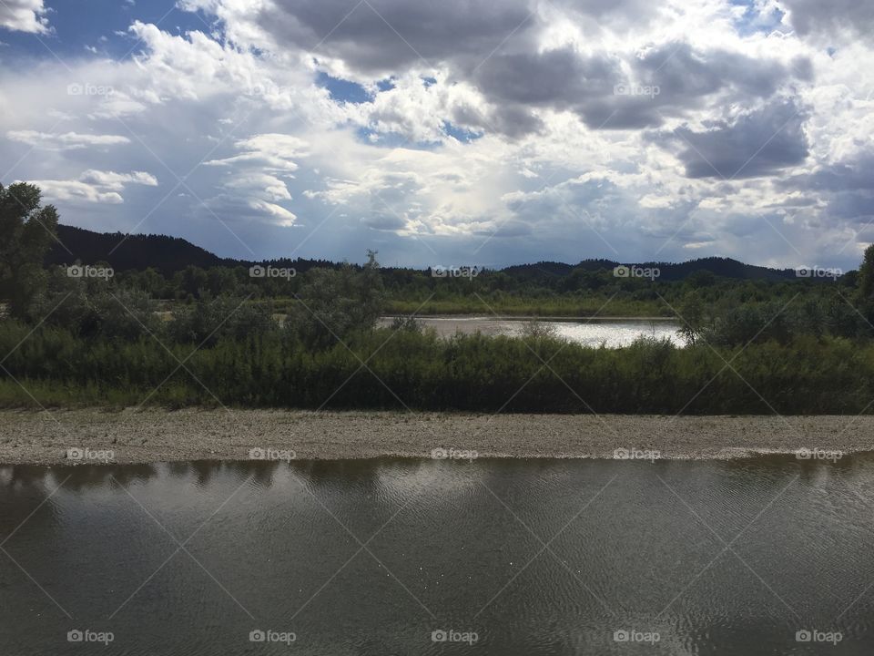 Lake, Landscape, Water, Reflection, River