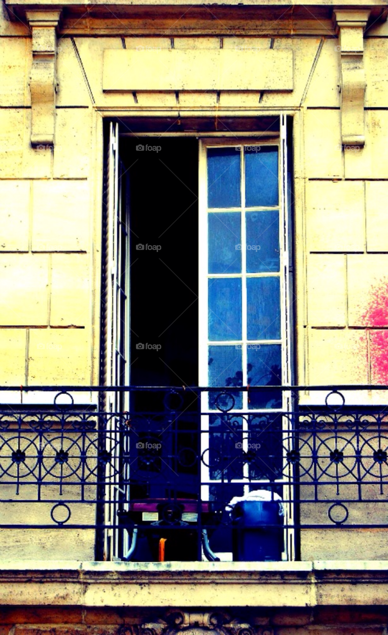 A balcony in Paris. A balcony in Paris
