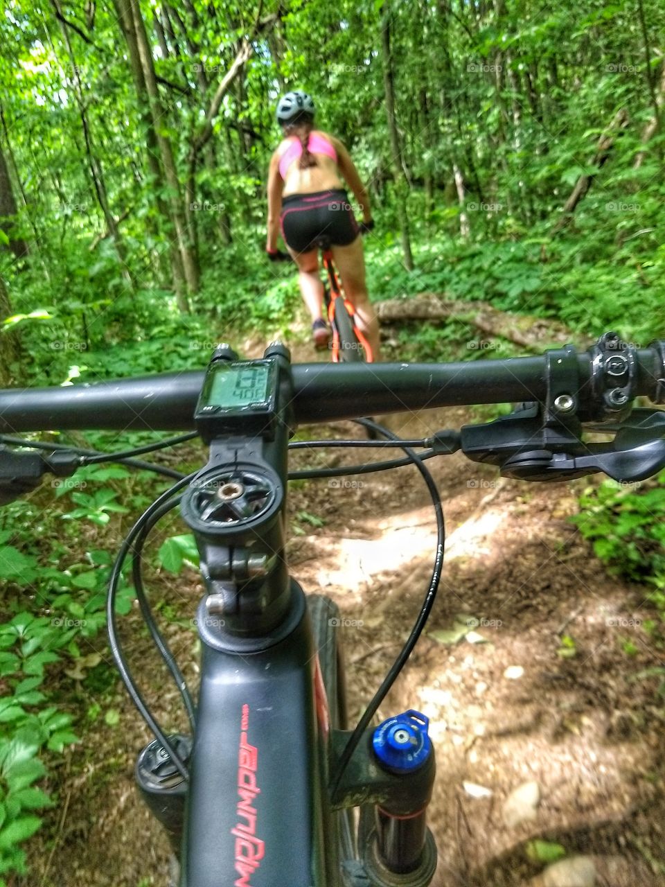 Mountain bike view...