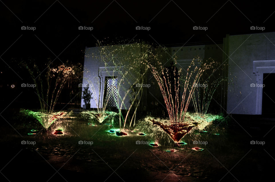 Magical water in Lima Peru