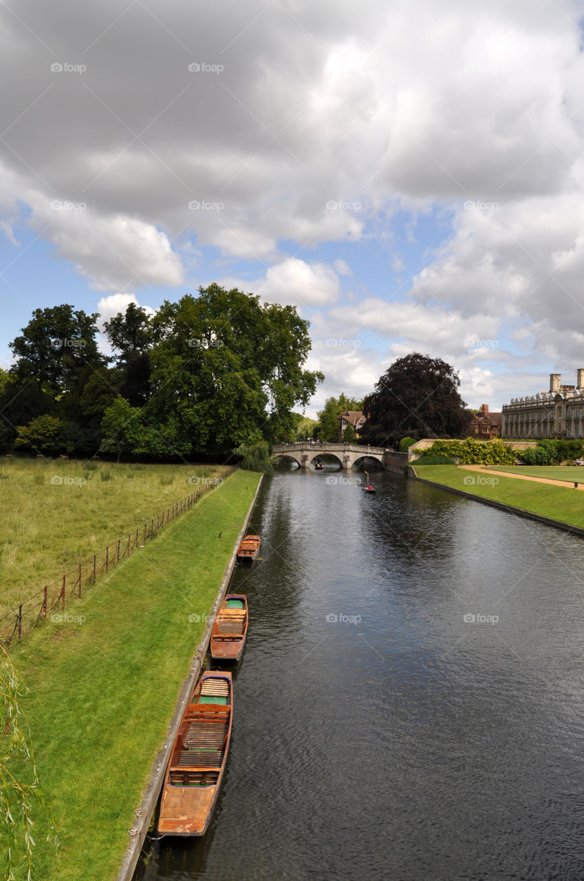 View on Cambridge river 