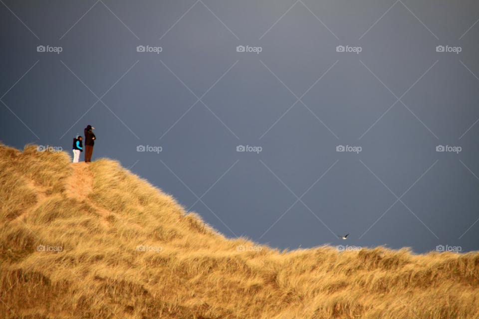 people scotland aberdeenshire stormy sky by gbp
