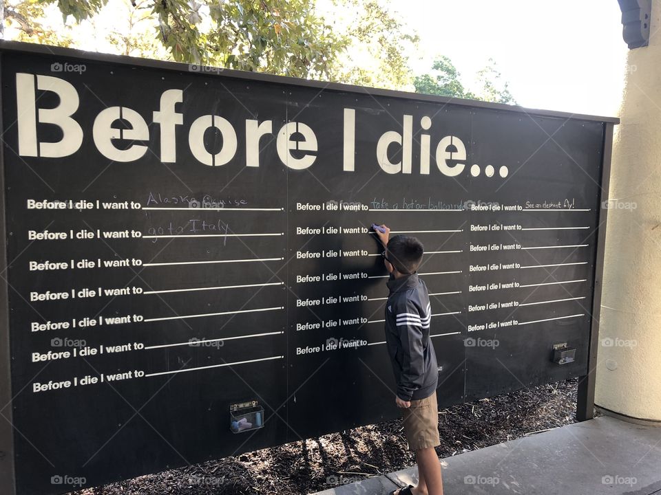 What do you want to do before you die? Add it to the list in Napa Valley, CA.