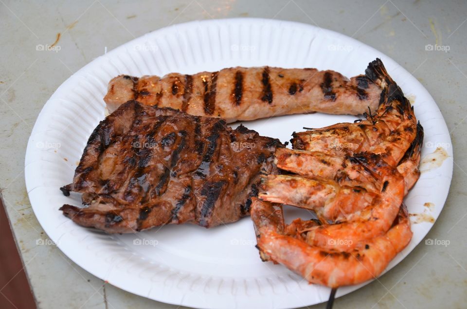 Grilled meat