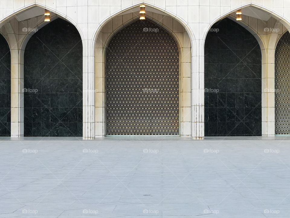 The shape of a building