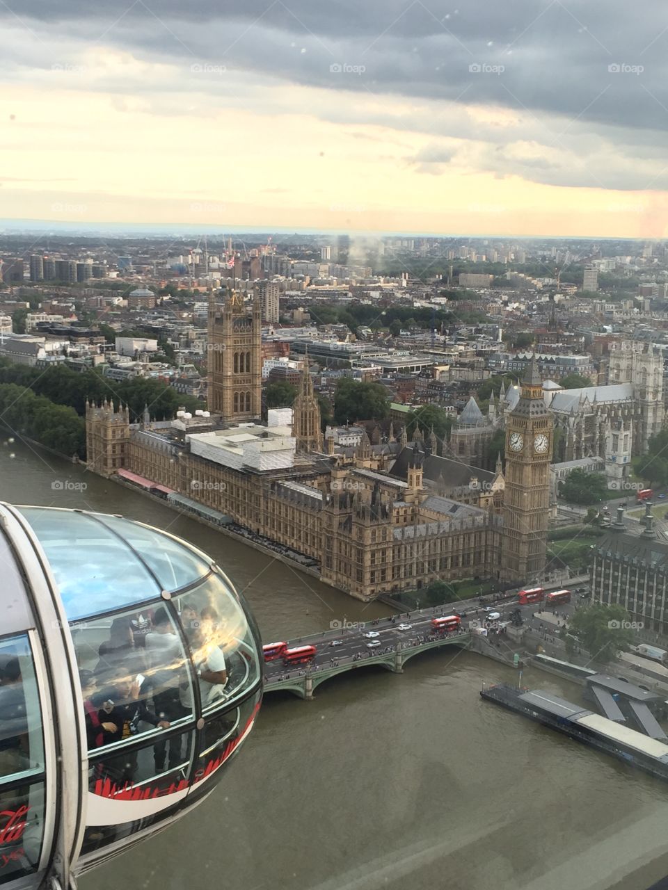 London eye view