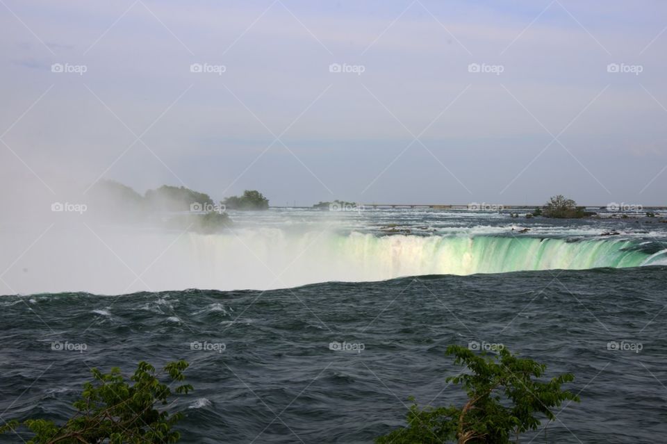 Scenic view of Niagara falls