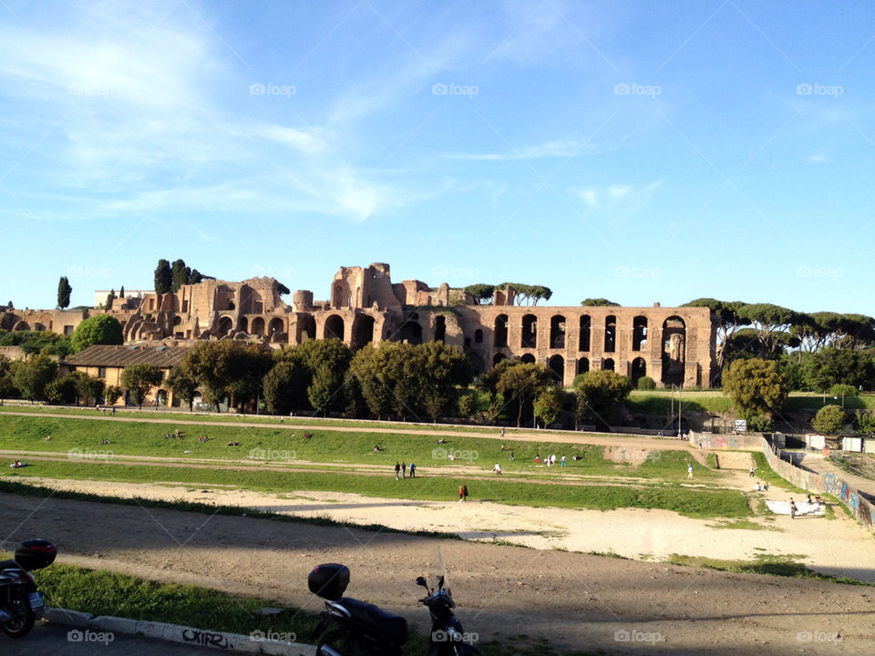 italy rome ancient circus by baerlach