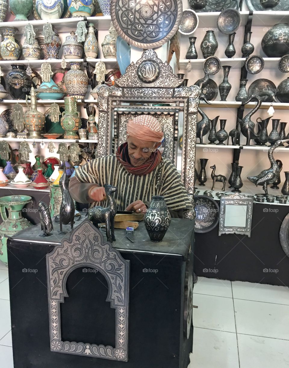 People, One, Man, Indoors, Stock