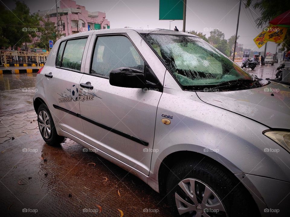 when you drive in rain and then your car looks like this