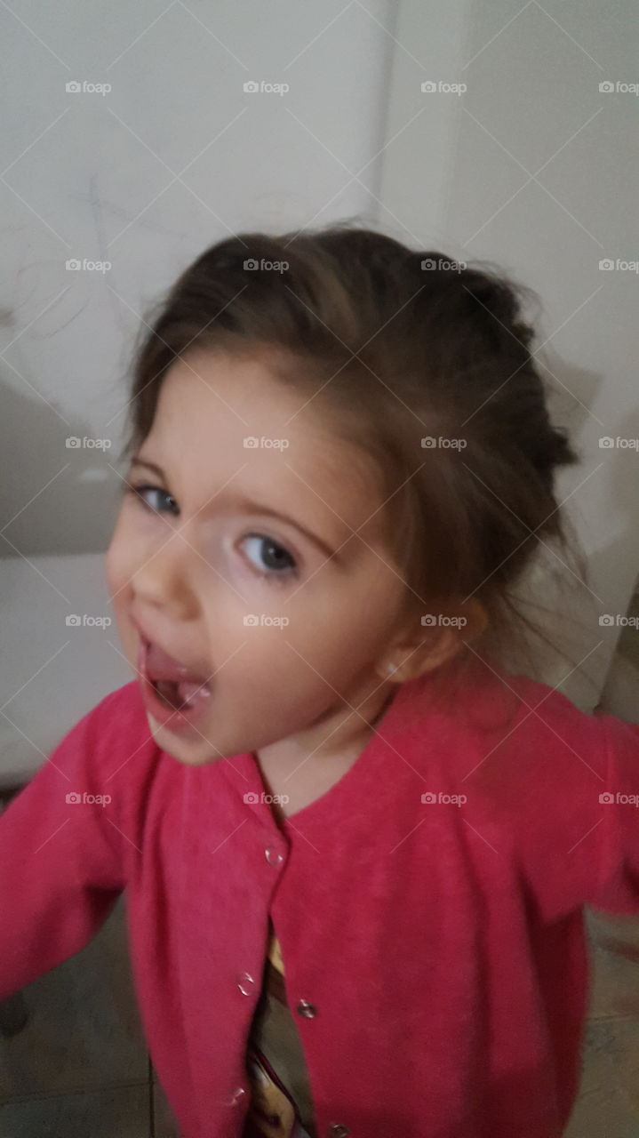 Child, People, Portrait, Indoors, Facial Expression