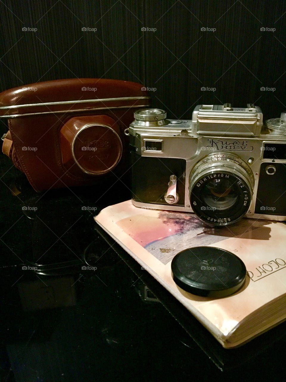 Vintage Camera with Photo Album 