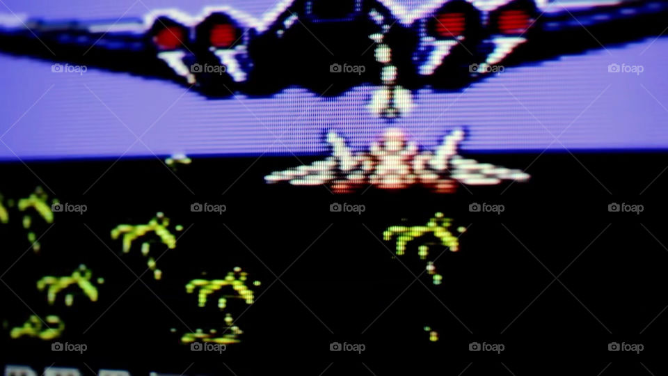 Schermata vecchio videogame