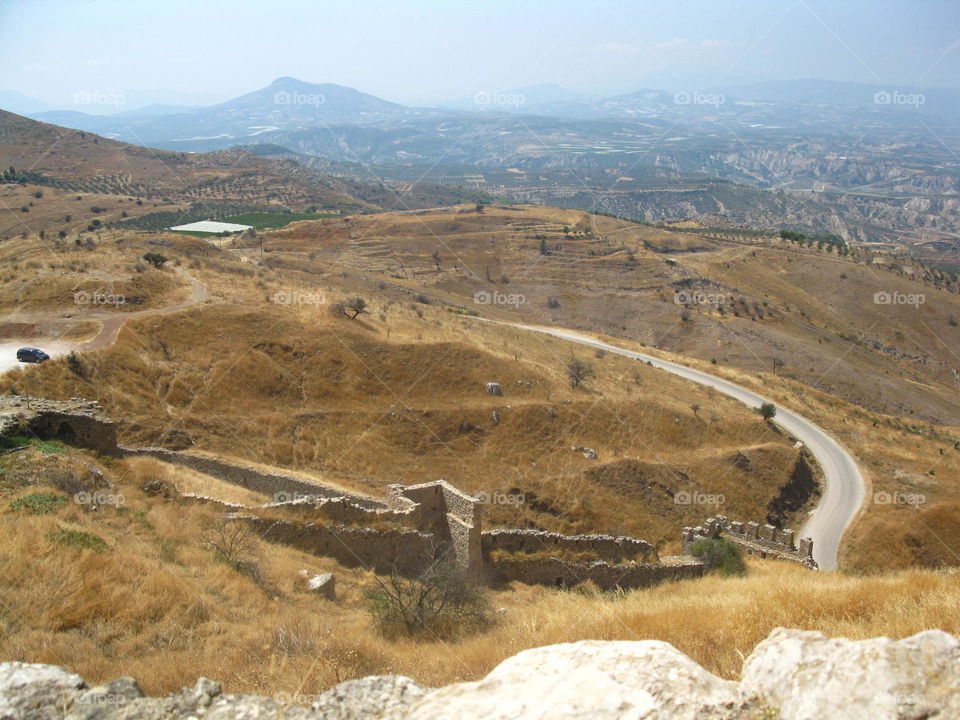 Scenic sight in Corynthe in Greece