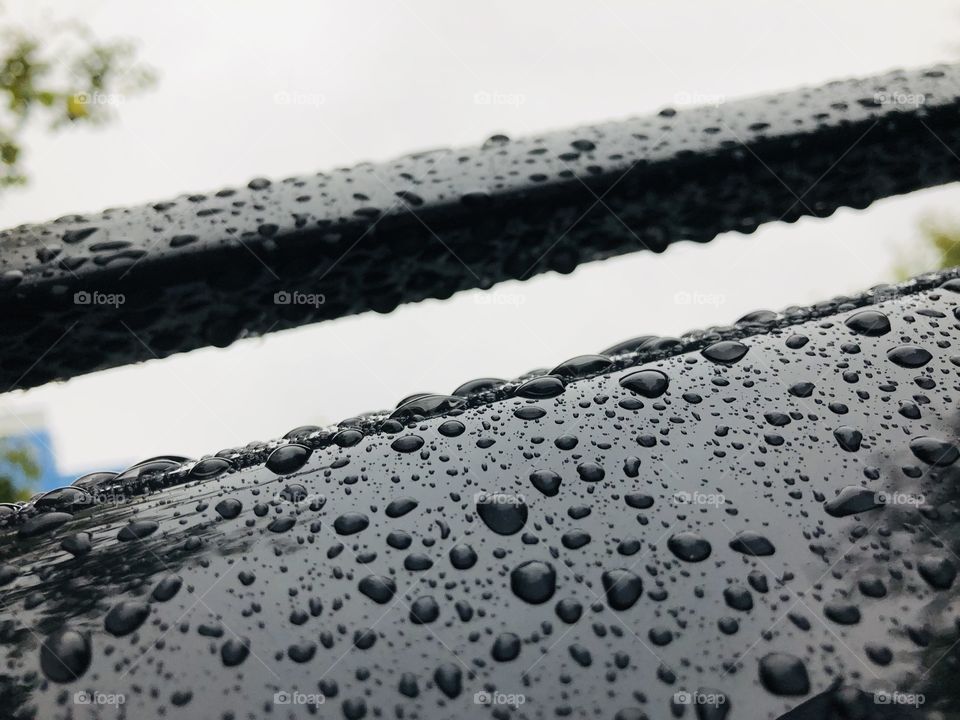 Капли дождя