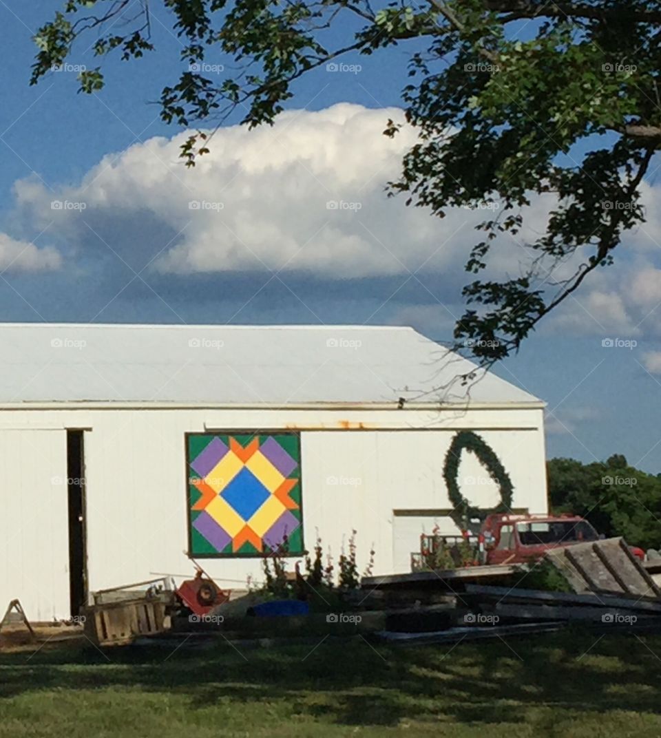 Lovely Barn Quilt Indiana trail