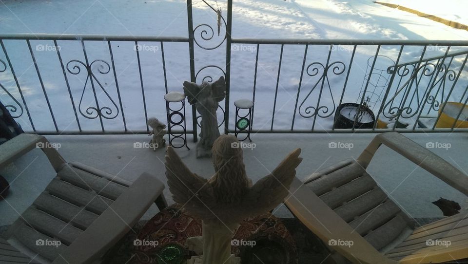 Porch Snow