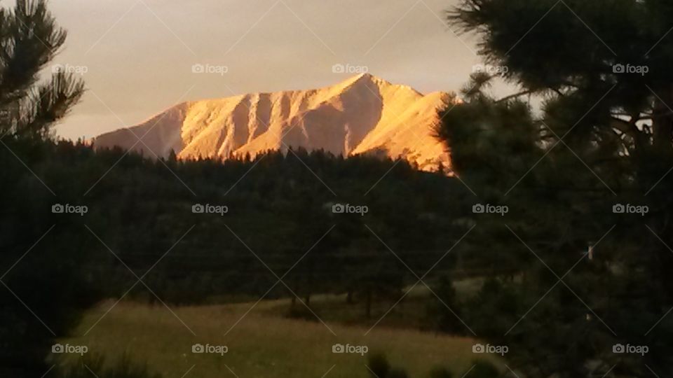 No Person, Mountain, Sunset, Landscape, Outdoors