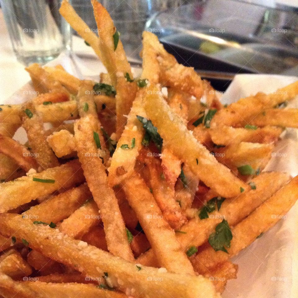 Parmesan and Truffle Fries. Photo from Park Burger in Denver