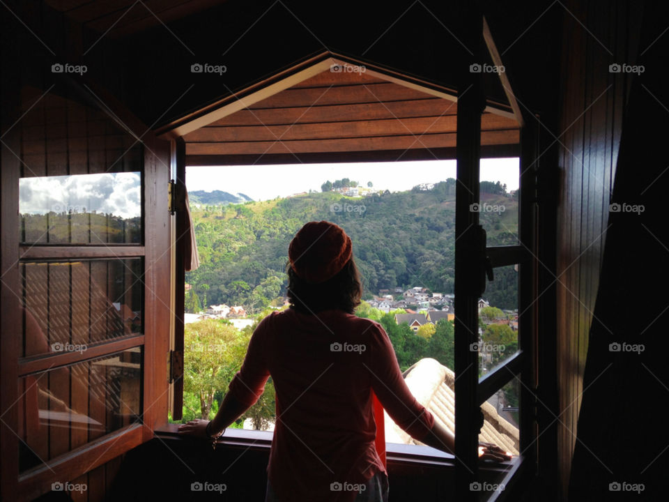 View of Campos do Jordão. 