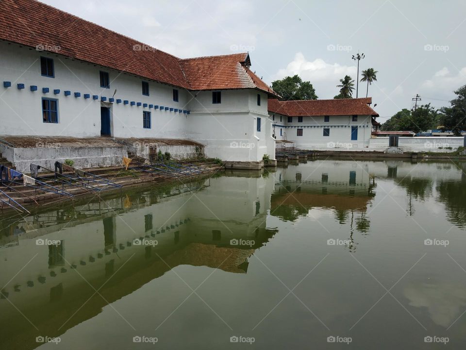 temple pond from India