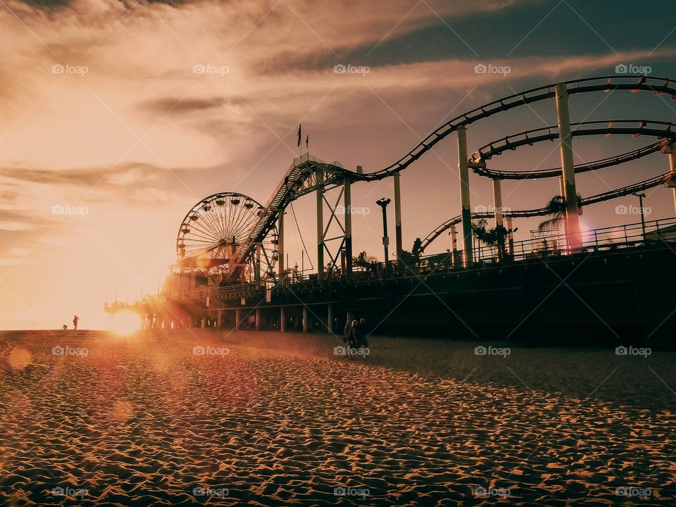 Sunset in Santa Monica