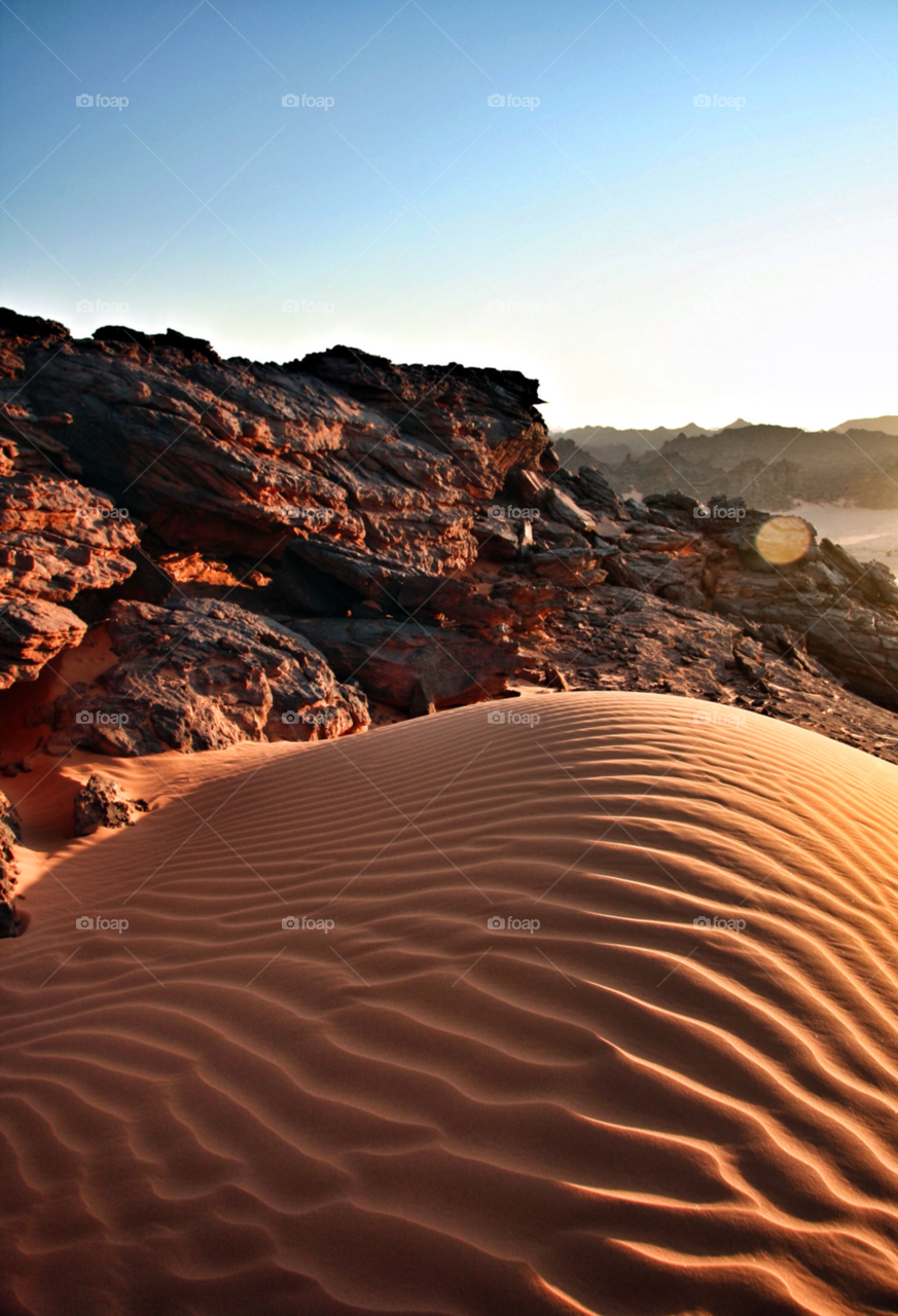 sand desert libya ripples by pandahat