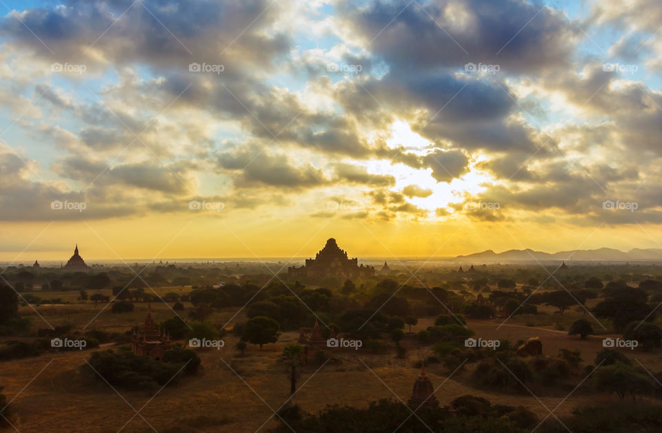 Sunrise at Bagan, Myanmar 