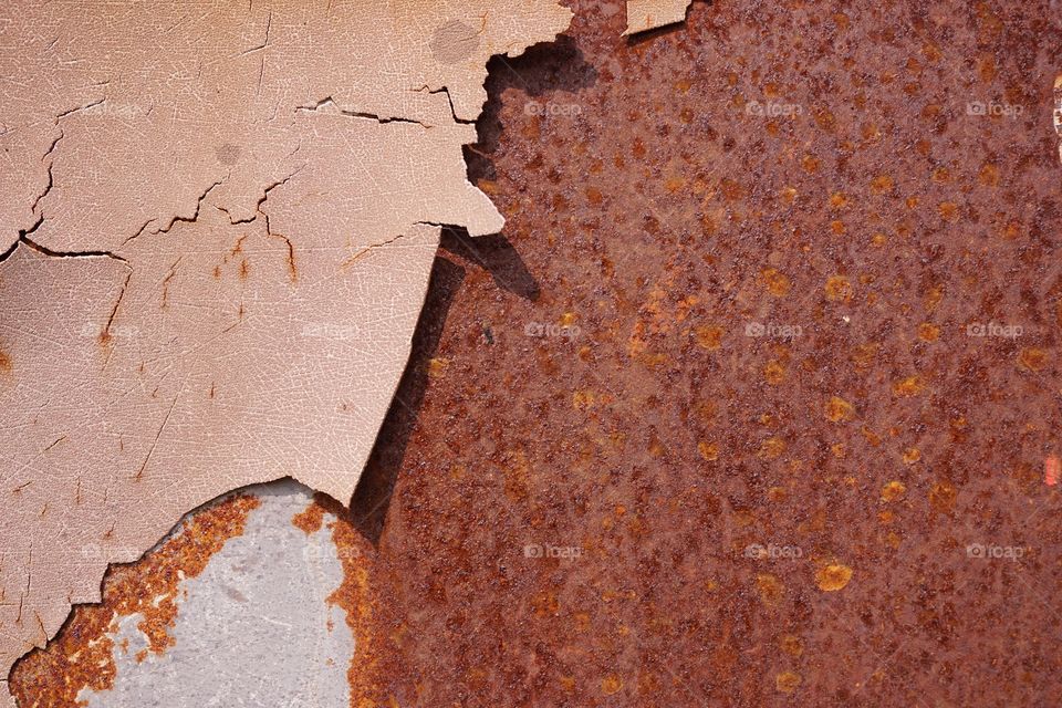 Rusty car wall texture