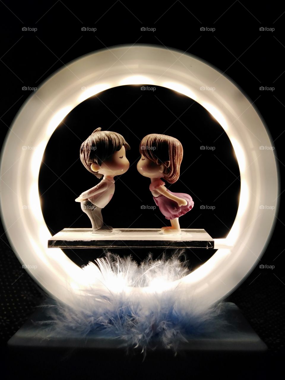 Cute in night lights