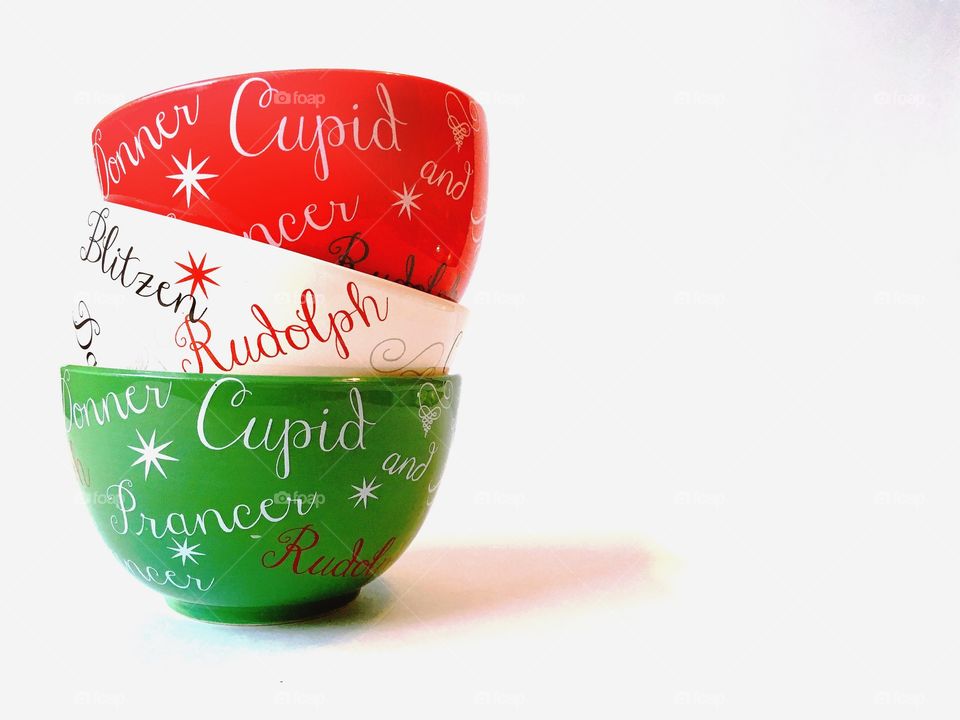 Christmas bowls