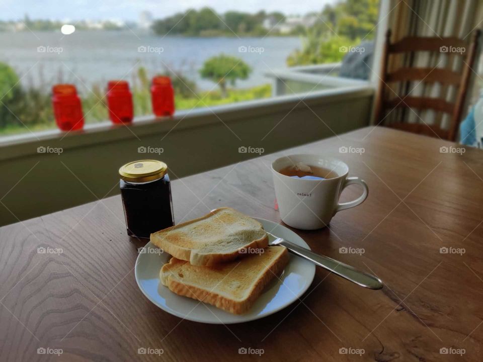 Homemade Jam on toast 