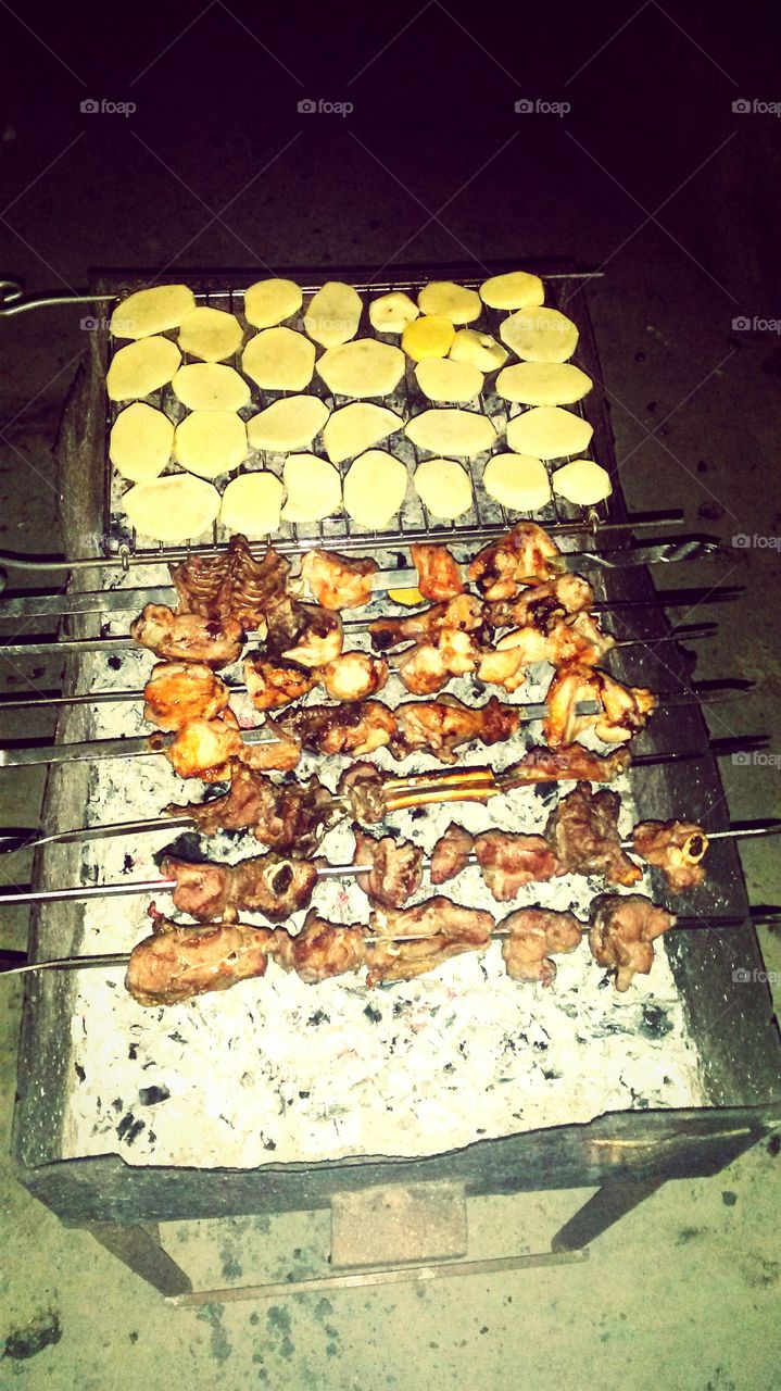 barbecue baku style kebab