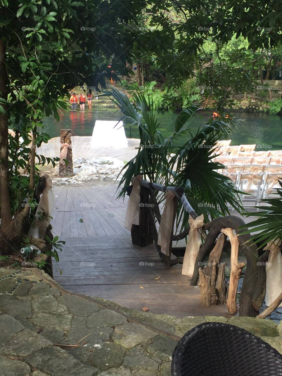 Wedding at cenote 
