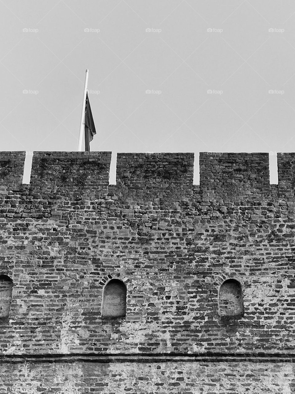 the wall of the Gyula fortress