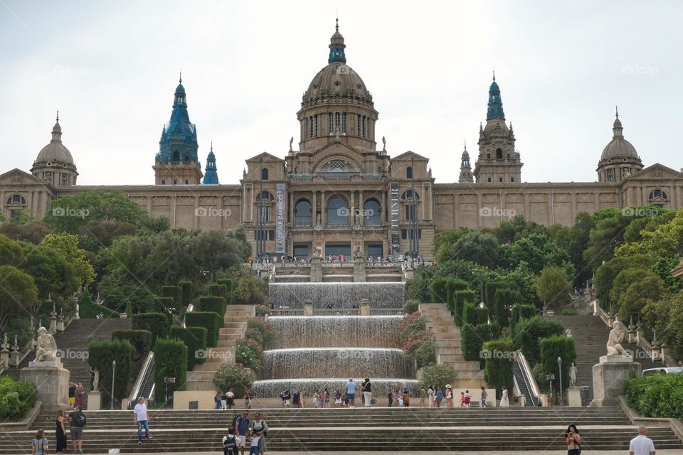 The Palau Nacional, at Barcelona