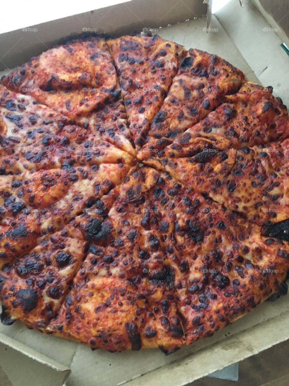 Burnt Pizza
