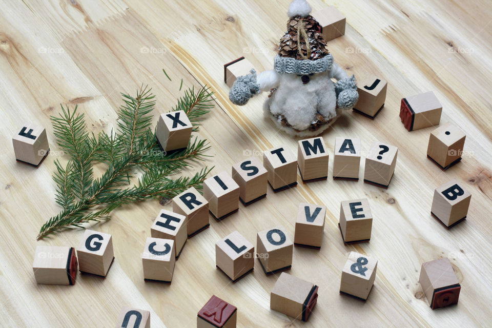 Christmas love scrabble 1