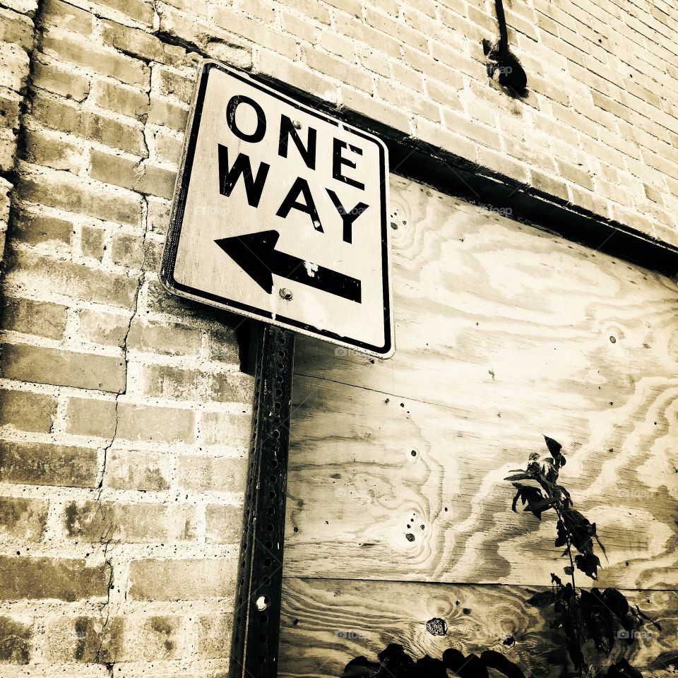 Directions. There are many paths you can take, but there's only one way to get where you're going...and it's that way. 