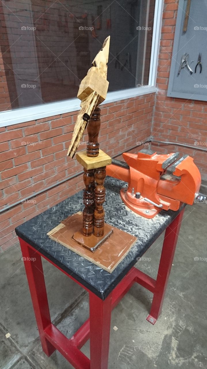 construcción de trofeo