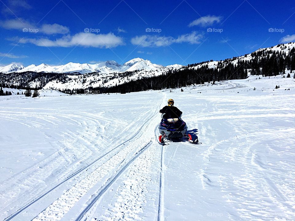 Snowmobiling Colorado 
