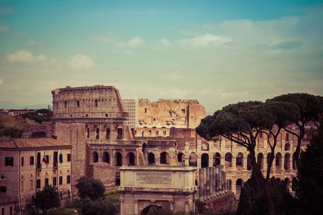 Rome's most famous amphitheater Colosseum