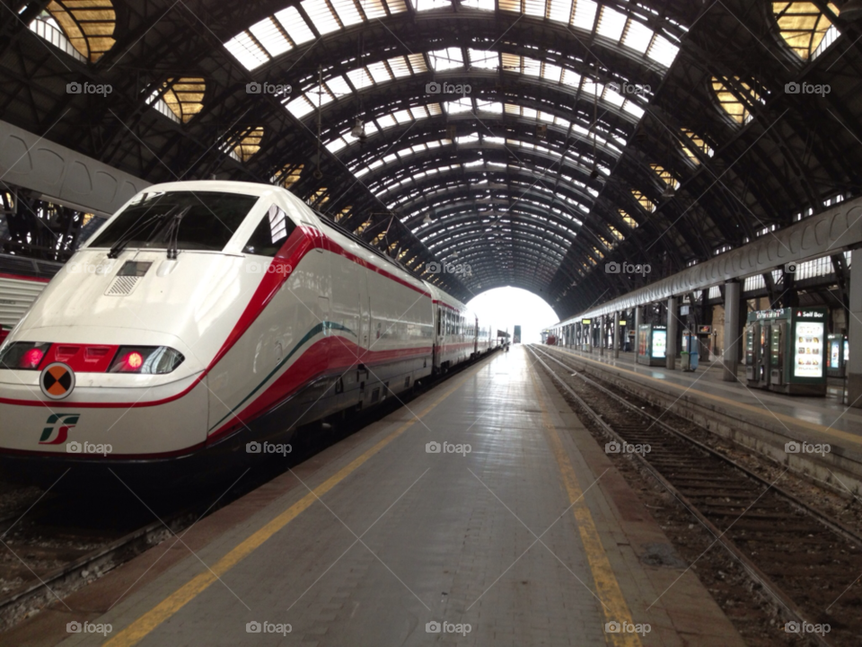 milan travel trip railway by ollicres