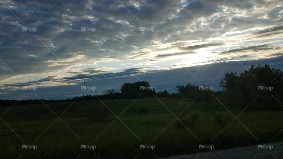 Early morning clouds