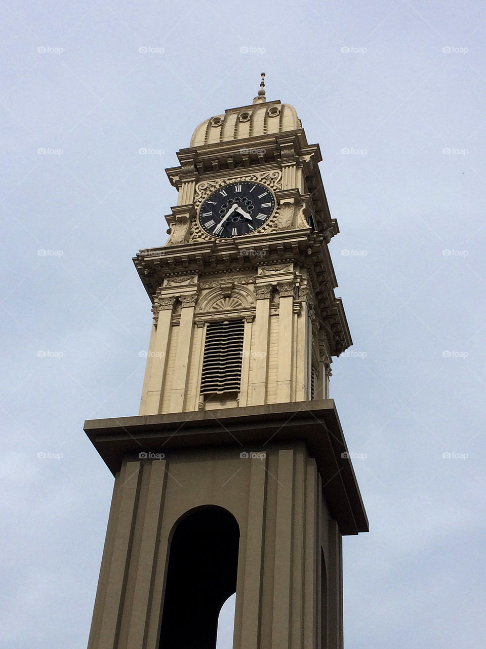 Town clock in Dubuque, Iowa