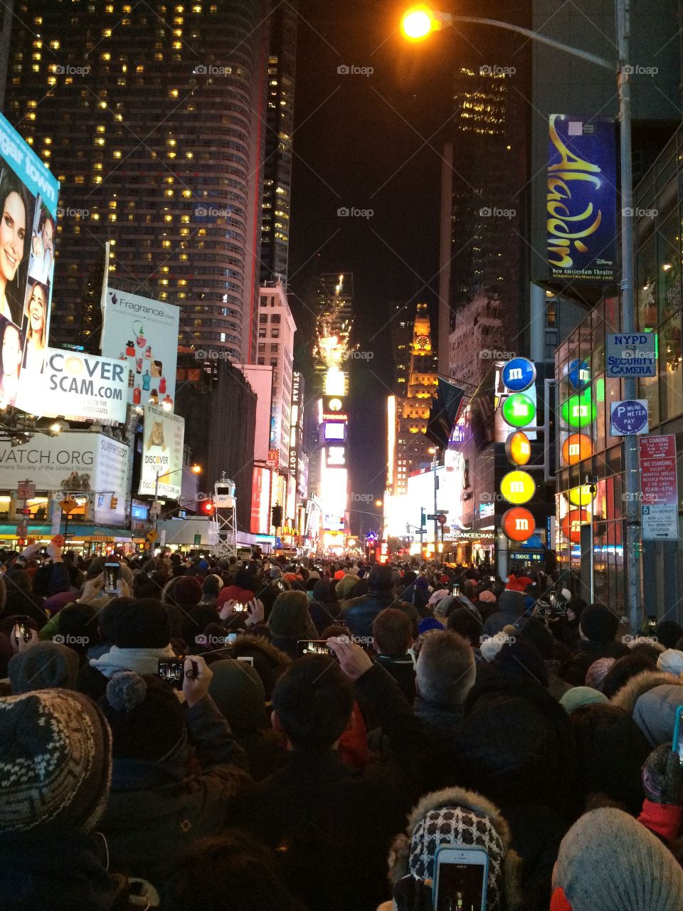 New Year Party on time square